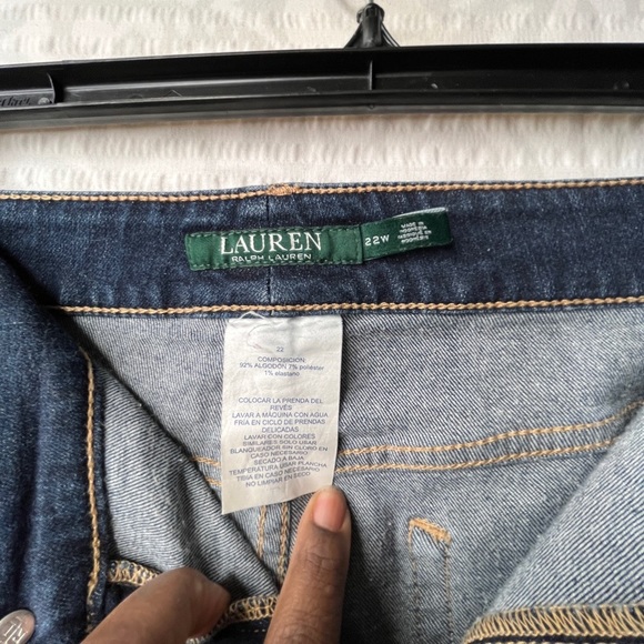 Lauren Ralph Lauren Women's  Modern Straight Curvy Jeans Size 22W RN 41381 - Picture 5 of 6